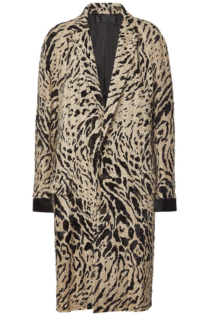 Haider Ackermann Haider Ackermann Coat With Cotton And Fleece Wool