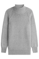 Max Mara Max Mara Virgin Wool Turtleneck Pullover With Cashmere - Grey