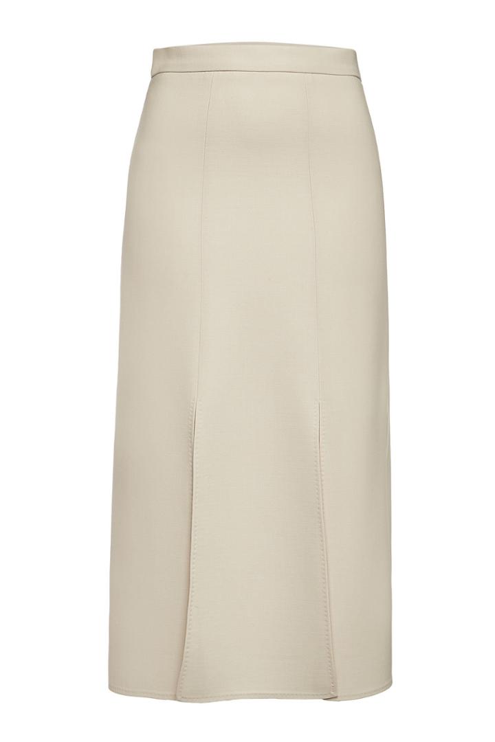 Max Mara Max Mara Road Virgin Wool Midi Skirt