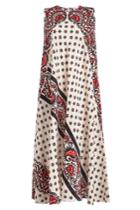 Red Valentino Red Valentino Paisley Print Silk Dress