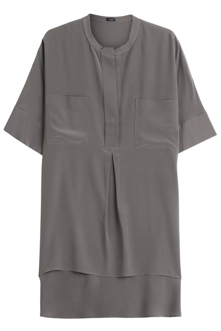 Joseph Joseph Oversize Silk Blouse - Grey