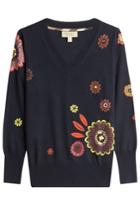 Burberry London Burberry London Embroidered And Embellished Wool Pullover