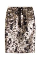 Roberto Cavalli Roberto Cavalli Skirt With Metallic Thread - Black