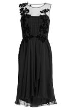 Alberta Ferretti Silk Dress With Applique
