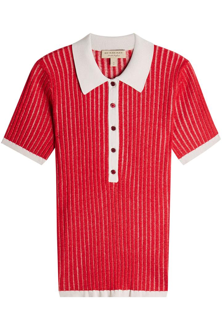 Burberry Burberry Cashmere-silk Knit Top