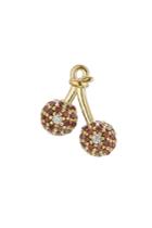 Marc Jacobs Marc Jacobs Embellished Sterling Silver Cherry Stud