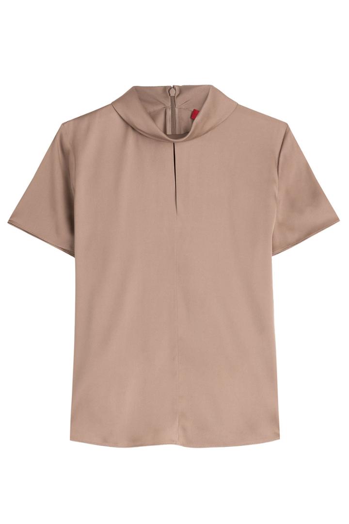 Hugo Hugo Short Sleeved Silk Blouse