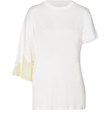 Vionnet Crepe/jersey Two-tone T-shirt