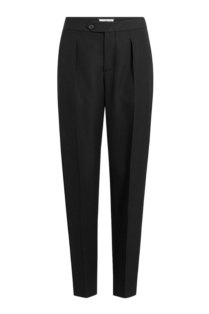 Maison Margiela Maison Margiela High Waisted Wool Pants - Black