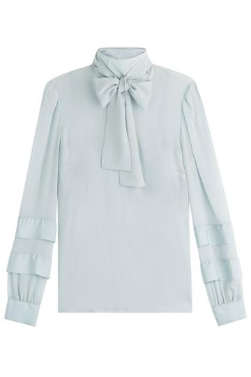 Red Valentino Red Valentino Silk Blouse - Blue