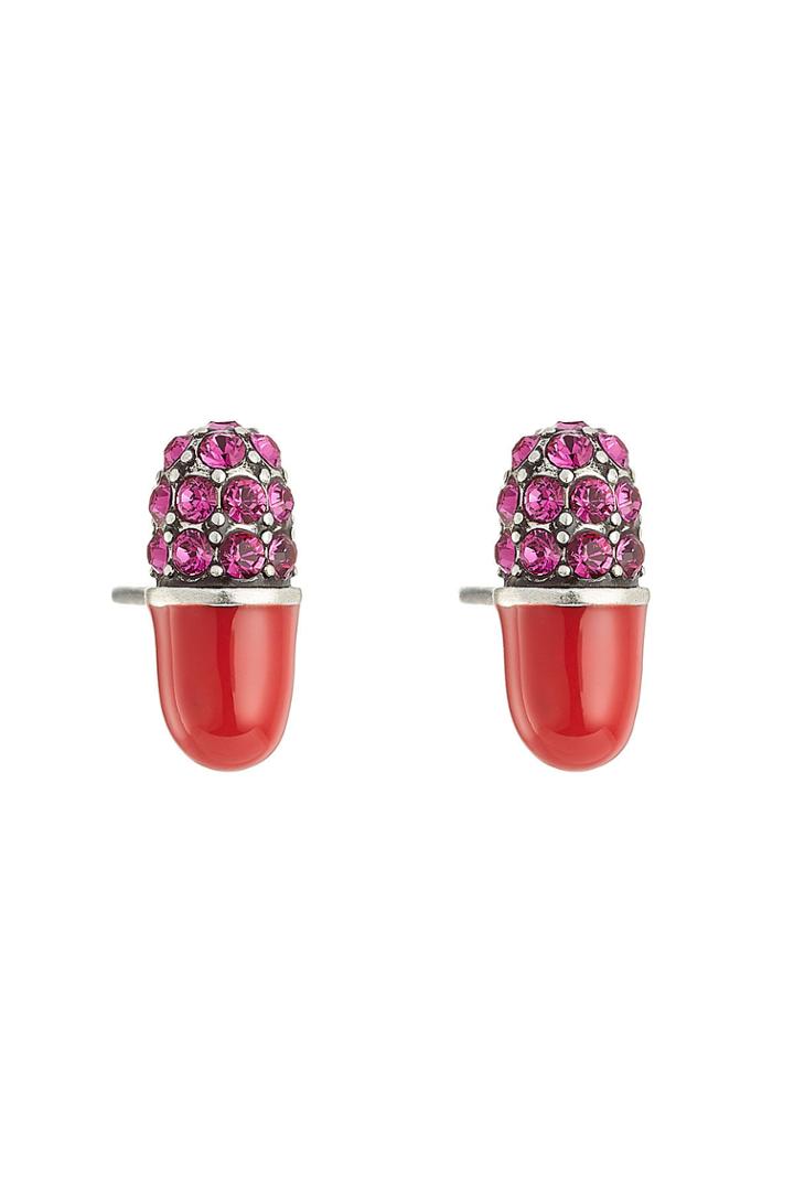 Marc Jacobs Marc Jacobs Crystal Encrusted Stud Earrings