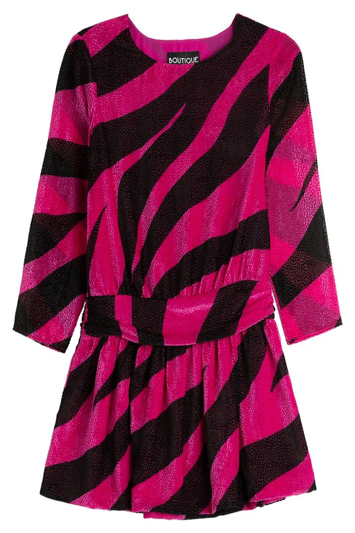 Boutique Moschino Boutique Moschino Zebra Print Mini Dress - None