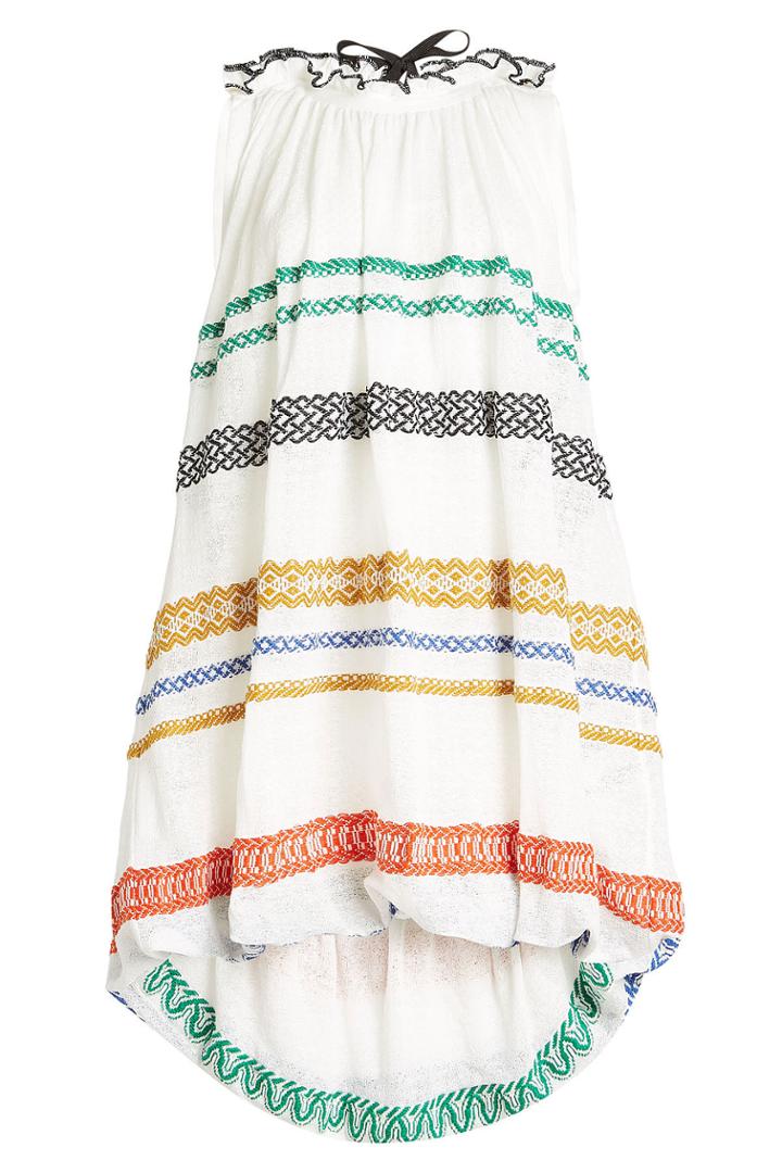 Sonia Rykiel Sonia Rykiel Embroidered Dress With Cotton And Linen