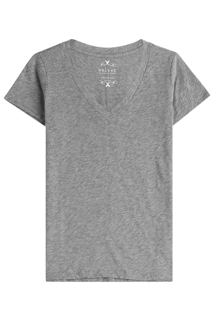 Velvet Velvet Cotton T-shirt - Grey