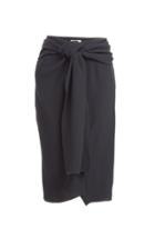 J.w. Anderson Crepe Skirt With Knot Detail