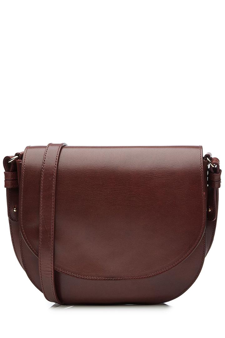 Closed Closed Leather Shoulder Bag - Brown