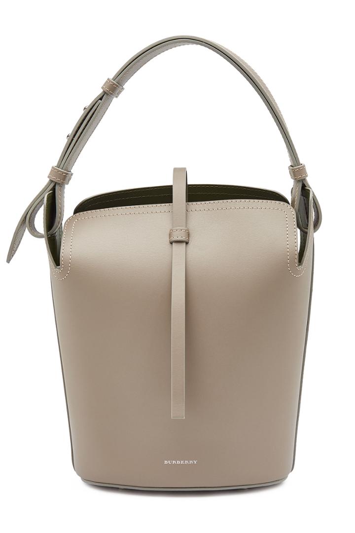Burberry Burberry The Small Leather Bucket Bag