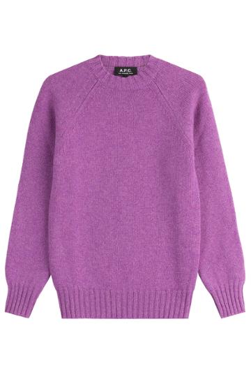 A.p.c. A.p.c. Wool Pullover - Purple