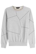Alexander Mcqueen Alexander Mcqueen Stitch Detailed Cotton Sweatshirt