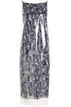 Calvin Klein 205w39nyc Calvin Klein 205w39nyc Printed Dress With Transparent Overlay
