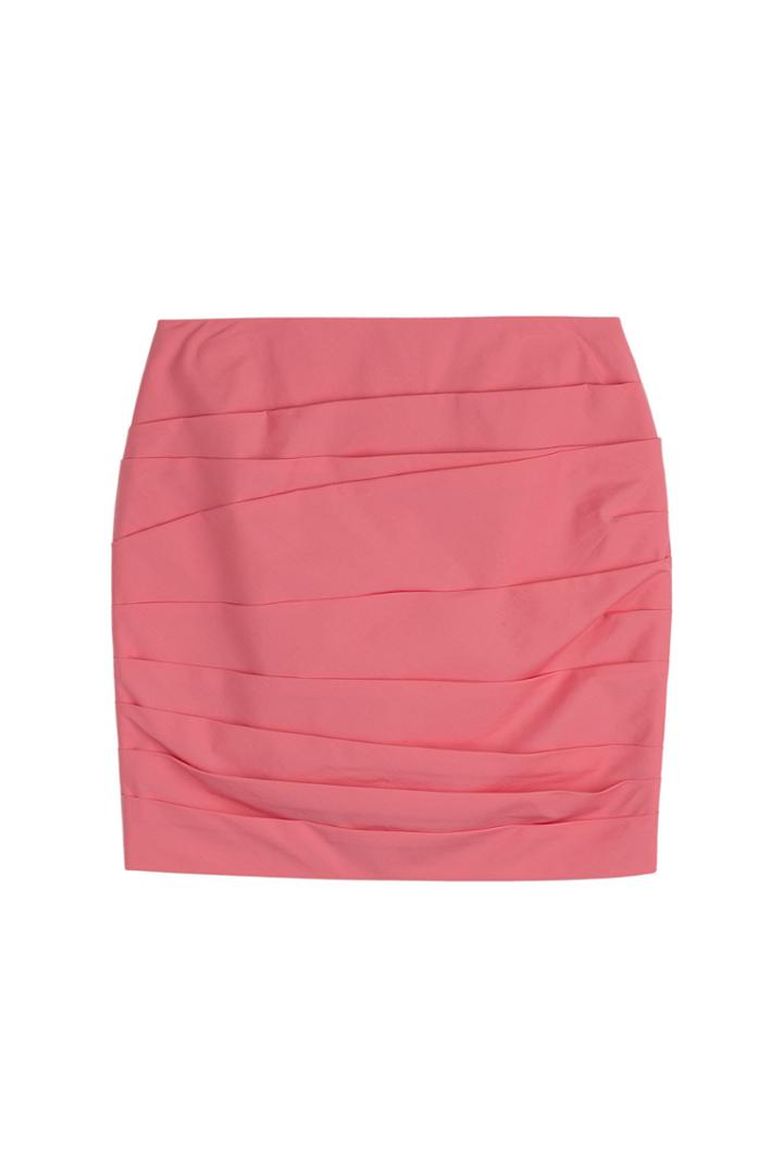Paule Ka Paule Ka Ruched Cotton Skirt - None
