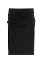 Donna Karan Donna Karan Wool Pencil Skirt - Black