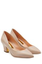 Rupert Sanderson Rupert Sanderson Leather Kitten Heel Pumps - Rose