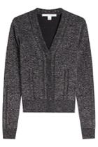 Diane Von Furstenberg Diane Von Furstenberg Pullover With Merino Wool And Metallic Thread - Black