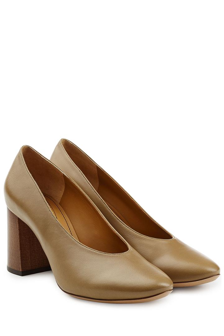 Chloé Chloé Leather Pumps - Green