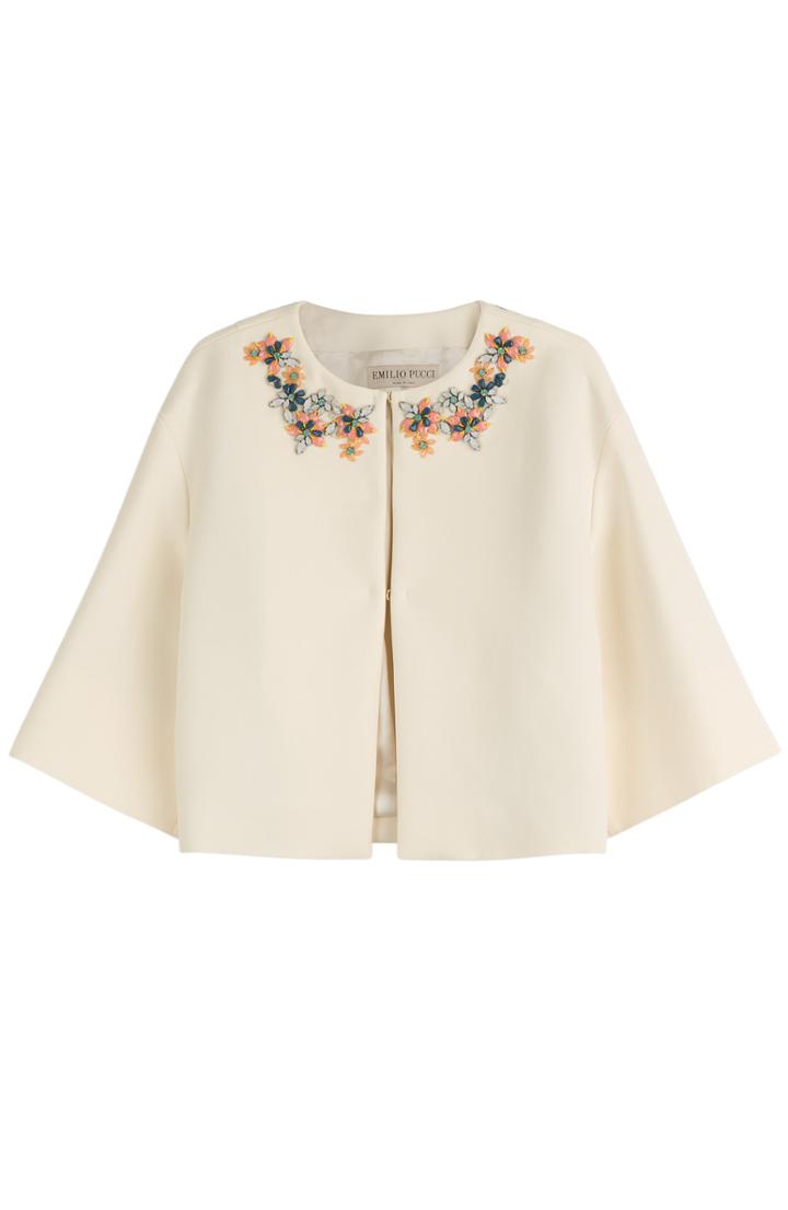 Emilio Pucci Embellished Cotton Jacket
