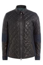 Etro Etro Quilted Leather Jacket With Fabric Patches - Black