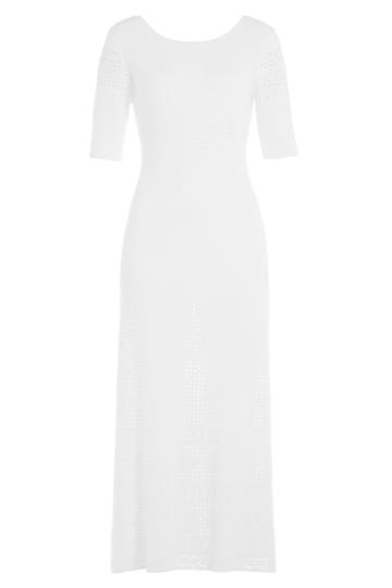 Claudia Schiffer For Tse Claudia Schiffer For Tse Cotton Maxi Dress With Cut-out Detail
