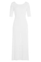 Claudia Schiffer For Tse Claudia Schiffer For Tse Cotton Maxi Dress With Cut-out Detail