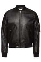 Saint Laurent Saint Laurent Leather Bomber Jacket