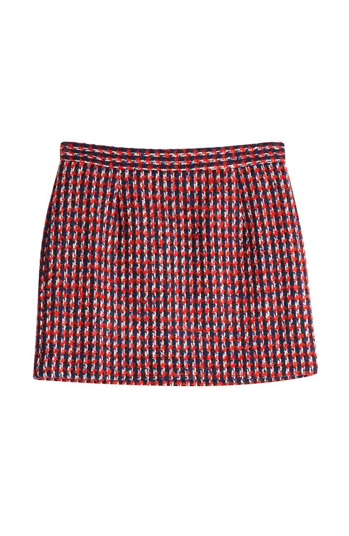 Paul & Joe Wool Jacquard Mini Skirt