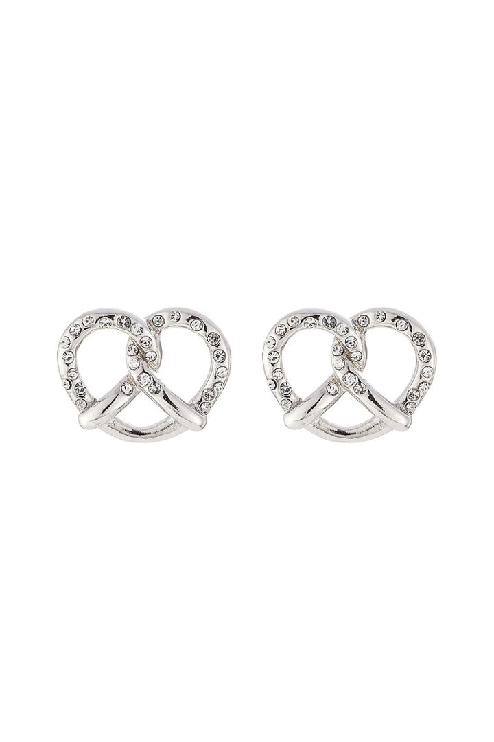 Marc By Marc Jacobs Marc By Marc Jacobs Lost & Found Salty Pretzel Stud Earrings - Silver
