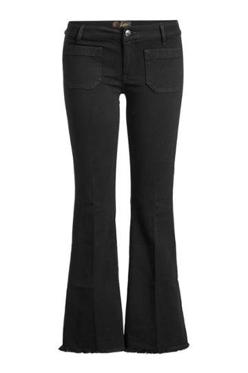 Seafarer Seafarer Cropped Jeans With Fringed Hem