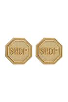 Moschino Moschino Statement Earrings - Gold