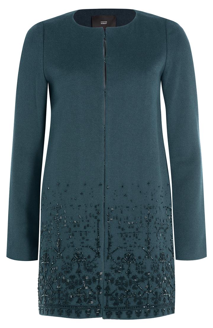 Steffen Schraut 5th Avenue Embellished Wool Coat