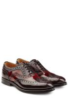 Churchs Churchs Glossy Leather Brogues - Red
