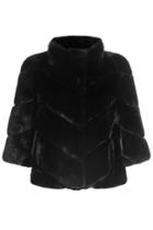 Yves Salomon Yves Salomon Rabbit Fur Jacket - Black
