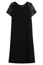 Etro Etro Dress With Wool And Lace - Black