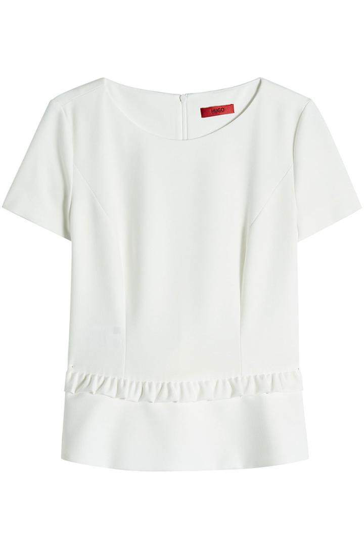 Hugo Hugo Top With Ruffle Trim