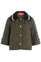 Hilfiger Collection Hilfiger Collection Cropped Jacket With Knit Collar