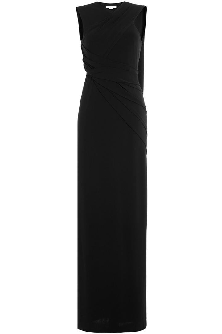 Alexander Wang Alexander Wang Draped Floor Length Dress - Black