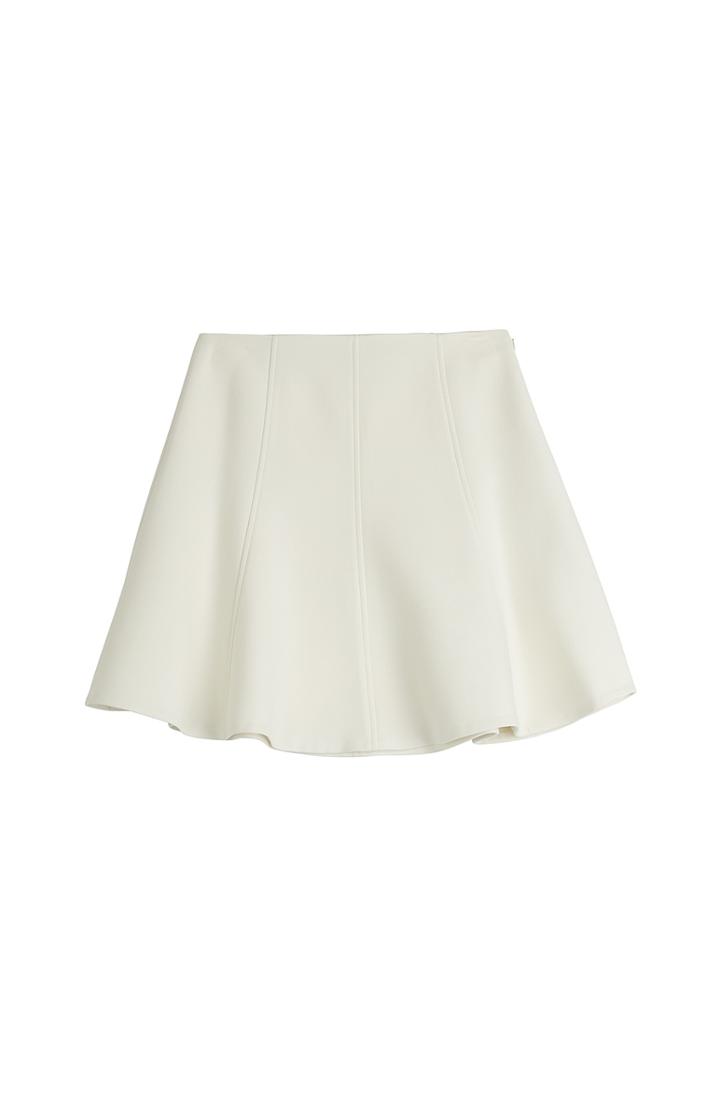 Ralph Lauren Black Label Flared Wool Skirt