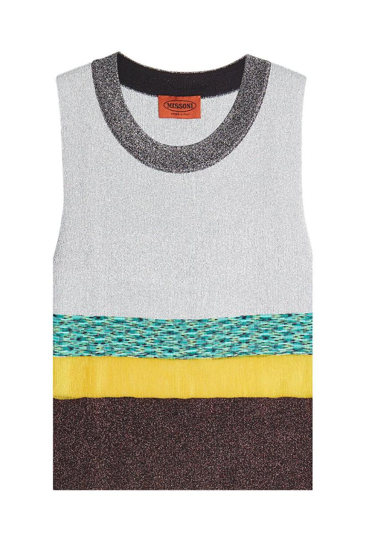 Missoni Missoni Metallic Thread Top With Cotton