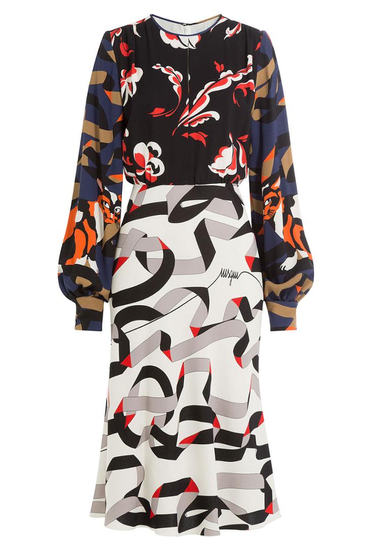 Msgm Msgm Printed Dress - Multicolored