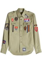 Alexander Mcqueen Alexander Mcqueen Cotton Shirt With Patches