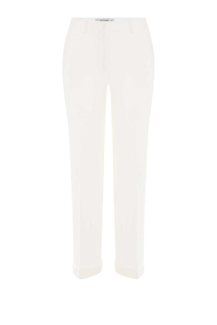 Etro Etro Cropped Wool Pants - None